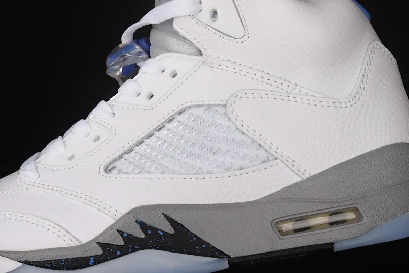 All categories Air Jordan Jordan series basketball shoes Air Jordan 5 G version Air Jordan 5 "Stealth 2.0" AJ5 Joe 5 white and blue color 440888-140